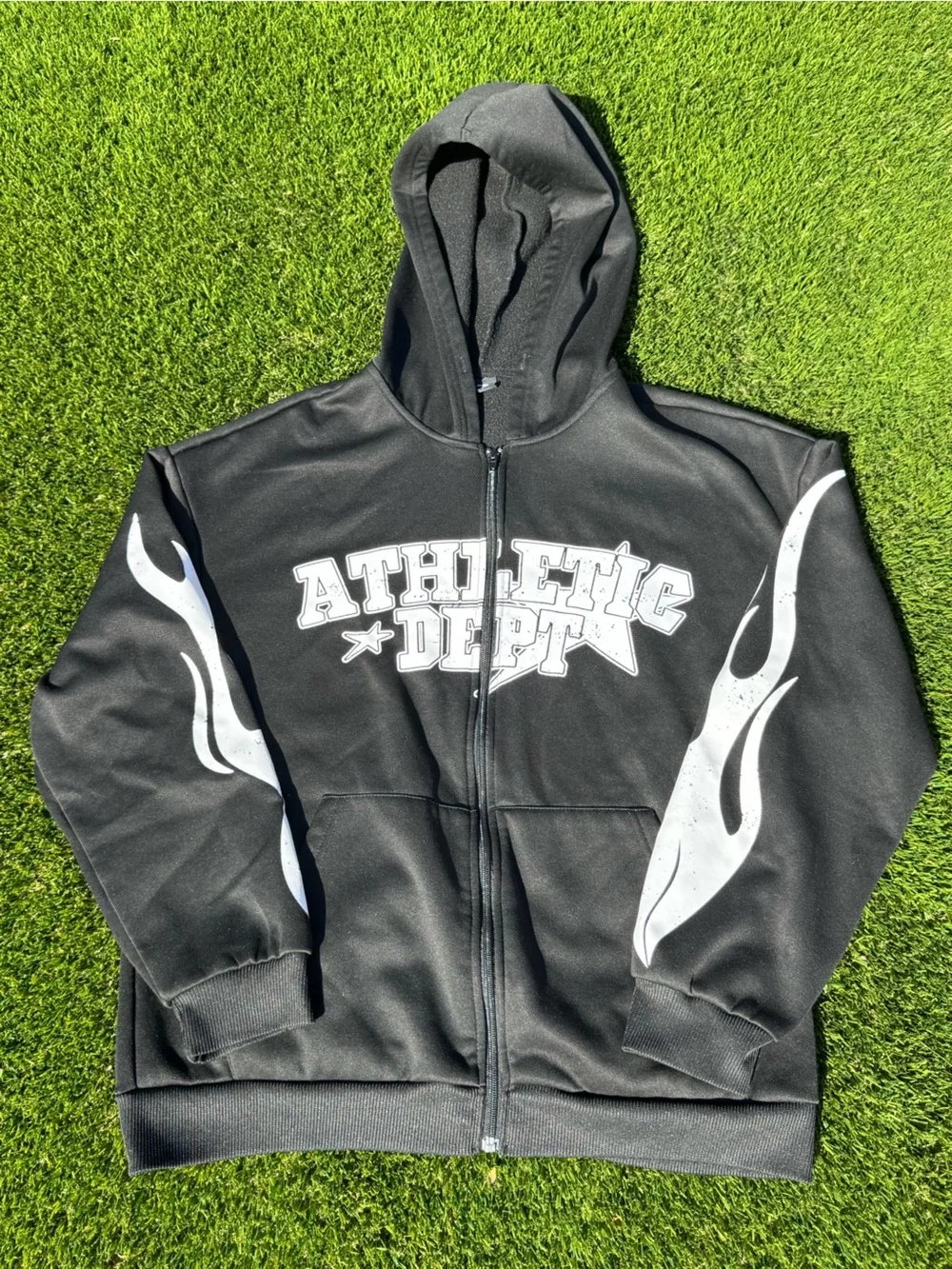 Black Kids Zip-Up Hoodie